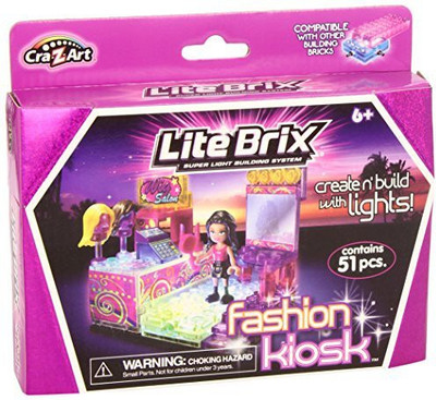Cra-Z-Art Lite Brix Fashion Kiosk(Pink)
