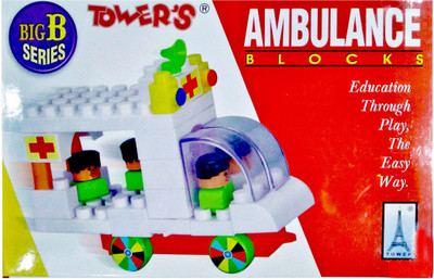 Nic Ambulance Blocks Game(Multicolor)