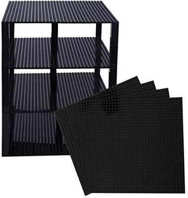Strictly Briks Premium Black Stackable Base Plates - 4 Pack 10" x 10" Baseplate Bundle(Multicolor)
Strictly Briks Premium Black Stackable Base Plates - 4 Pack 10" x 10" Baseplate Bundle(Multicolor)