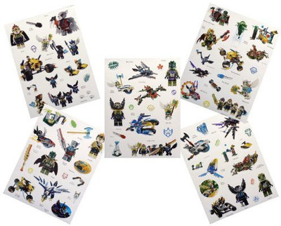 Chima Set Of 50 Random Lego Stickers On 5 Sticker Sheets Ranging(Multicolor)
Chima Set Of 50 Random Lego Stickers On 5 Sticker Sheets Ranging(Multicolor)