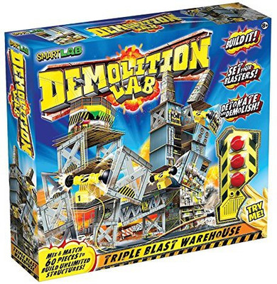SmartLab Toys Demolition Lab Triple Blast Warehouse(Multicolor)