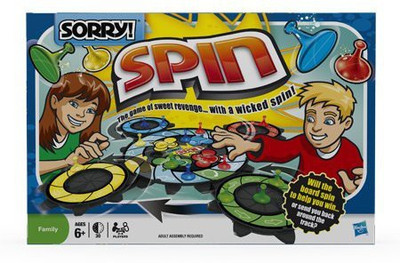 Hasbro Sorry Spin Board Game