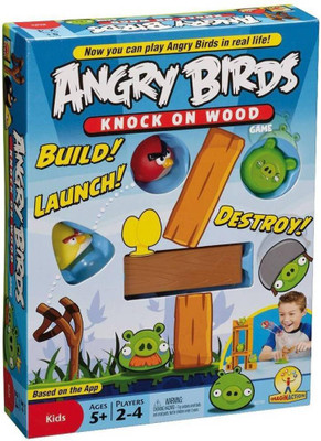 The Toy Bazaar Angry Birds Knock on Wood Board Game