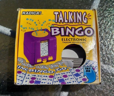Radica Talking Bingo Board Game