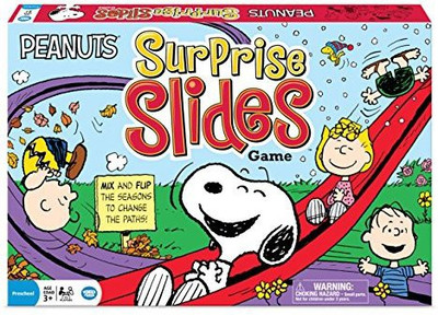 Wonder Forge Peanuts Surprise Slides Board Game