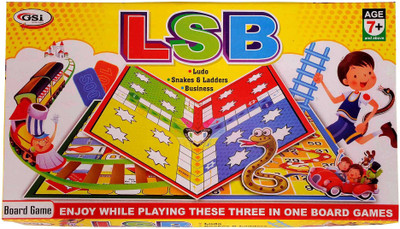 GSI 3 in 1 Laminated Board Game