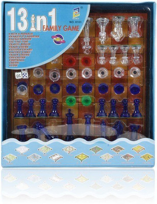 Shop & Shoppee 13 in 1 Magnetic Ludo Chess Snacks and Ladders Set Board Game