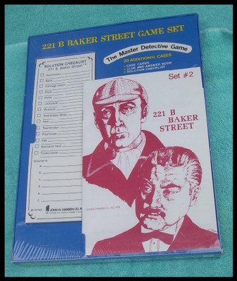 John N Hansen Co 221 B Baker Street Set Set 2 20 Additional Cases Board Game