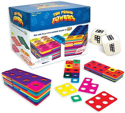 Junior Learning Ten Frame Towers Board Game