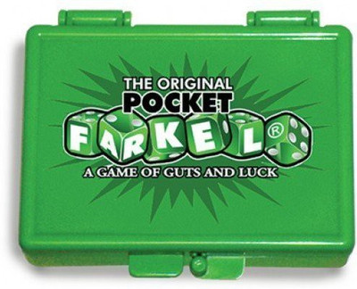 Farkel Original Pocket Flat Pack Green Board Game