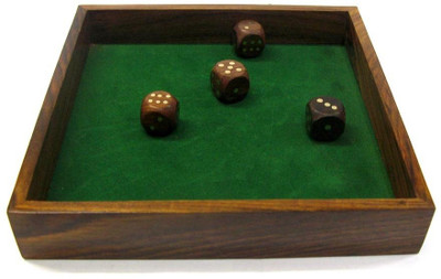 Home Sparkle Dice Square Tray Board Game