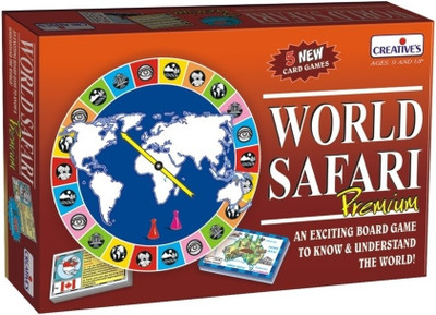 Creative Education World Safari Premium Board Game