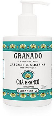 Granado Terrapeutics - Sabonete Liquido Cha Branco - ( Terrapeutics Collection - White Tea Liquid Soap )(300 ml)
Granado Terrapeutics - Sabonete Liquido Cha Branco - ( Terrapeutics Collection - White Tea Liquid Soap )(300 ml)