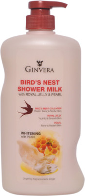 Ginvera Birds Nest Shower Milk Whitening With Pearl(1000 ml)