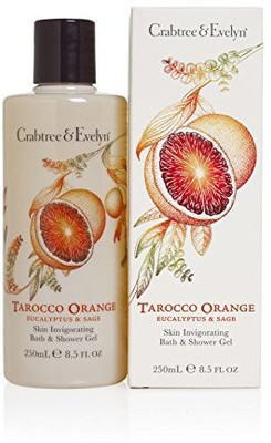 Crabtree & Evelyn Skin Invigorating Bath and Shower Gel, Tarocco Orange, Eucalyptus and Sage(250 ml)
Crabtree & Evelyn Skin Invigorating Bath and Shower Gel, Tarocco Orange, Eucalyptus and Sage(250 ml)