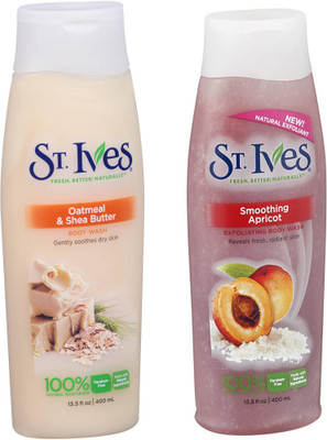 St. Ives Oatmeal & Shea Butter with Smoothing Apricot Body Wash(800 ml, Pack of 2)
St. Ives Oatmeal & Shea Butter with Smoothing Apricot Body Wash(800 ml, Pack of 2)