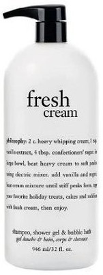 Philosophy Fresh Cream Shampoo & Bubble Bath All in One(960 ml)