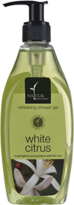 Natural Bath & Body White Citrus Refreshing Shower Gel(250 ml)
