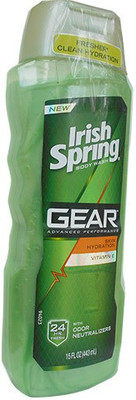 Irish Spring Gear Skin Hydration Vitamin E Body Wash(443 ml)