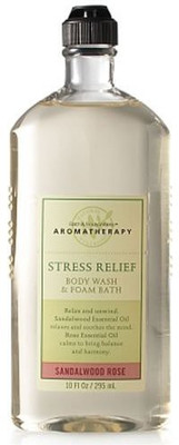 Bath & Body Works Aromatherapy Sandalwood Rose Stress Relief Wash and Foam 10 fl oz (295 ml)(295 ml)
Bath & Body Works Aromatherapy Sandalwood Rose Stress Relief Wash and Foam 10 fl oz (295 ml)(295 ml)