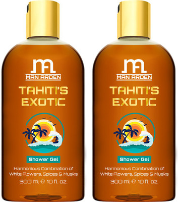 Man Arden Tahiti’s Exotic Luxury Shower Gel Body Wash (Pack Of 2)(300 ml, Pack of 2)