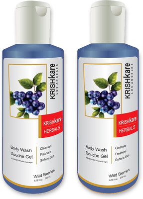 Krishkare Herbal Body Wash Wild Berries(400 ml)