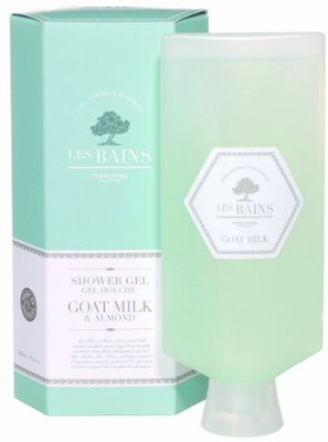 Les Bains Bains Shower Gel, Goat Milk, 0.65 Ounce(18.2 g)