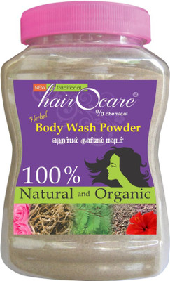 Hairocare Herbal Body Wash Powder - Vetiver and Panneer Rose Flavour - Alternative for Soaps - Pack of 1 x 350g(350 g)
Hairocare Herbal Body Wash Powder - Vetiver and Panneer Rose Flavour - Alternative for Soaps - Pack of 1 x 350g(350 g)