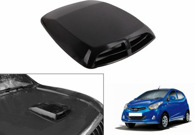 Speedwav Car Double Vent Air Intake-Black-Hyundai Eon Bonnet Scoop