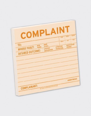 Mufubu Complaint Sticky Paperback Bookmark(Funky, Multicolor)