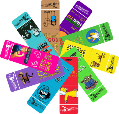 To Be Continued Pack of 10 (3) Laminated Paper Bookmark(Mix, Multicolor)