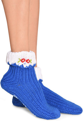 Senora LBT-2 BLUE Booties(Toe to Heel Length - 24 cm Blue)