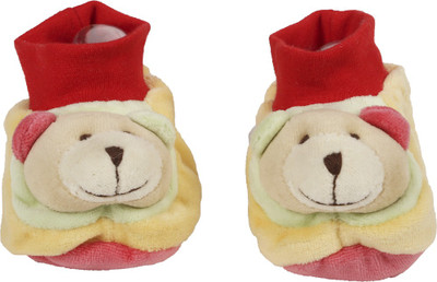Baby Boo Booties(Toe to Heel Length - 12 cm Yellow)