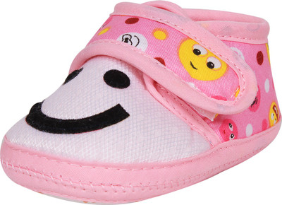 Ole Baby Booties(Toe to Heel Length - 12 cm Pink)