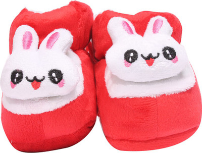 Babeezworld Booties(Toe to Heel Length - 10 cm Red)
