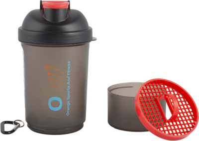Orange Sports 018 Soot 500 ml Shaker(Pack of 1, Red)