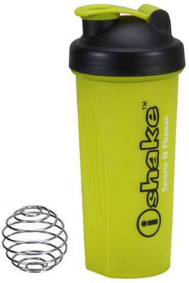 iShake Green Body Black Cap 008 gym bottle 600 ml Shaker(Pack of 1, Green, Black), Black;green
iShake Green Body Black Cap 008 gym bottle 600 ml Shaker(Pack of 1, Green, Black), Black;green