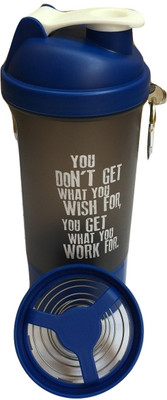GreenBee My Gym 600 ml Shaker(Pack of 1, Black)