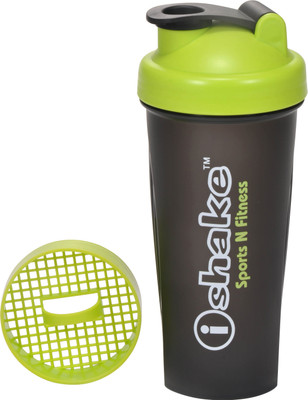 iShake Black Body Green Cap Combatant gym bottle 600 ml Shaker(Pack of 1, Black, Green)
iShake Black Body Green Cap Combatant gym bottle 600 ml Shaker(Pack of 1, Black, Green)