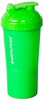 Sportsfuel Super 600 ml Shaker(Pack of 1, Green)
