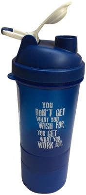 GreenBee My Gym 500 ml Shaker(Pack of 1, Blue)