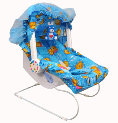 At Nine 11 in 1 Carrycot Non-electric Bouncer(Blue)