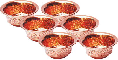 Veda Home & Lifestyle COPPER EMBOSSED BOWL SET OF 6 Copper Bowl Set(Brown, Pack of 6)
Veda Home & Lifestyle COPPER EMBOSSED BOWL SET OF 6 Copper Bowl Set(Brown, Pack of 6)