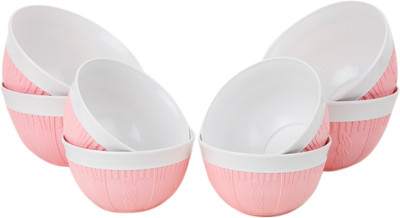 Homeish Claro Imported Plastic Design Nuts / Cereal / Soup Bowl Set of 8 Plastic Bowl Set(Pink, Pack of 8)
Homeish Claro Imported Plastic Design Nuts / Cereal / Soup Bowl Set of 8 Plastic Bowl Set(Pink, Pack of 8)