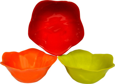 Shaurya Saran Melamine Bowl Set(Multicolor)