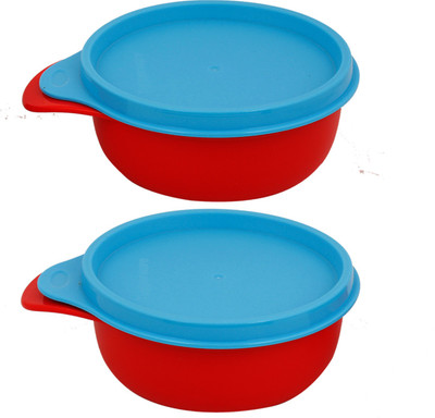 Tupperware Plastic Bowl Set(Red, Blue)