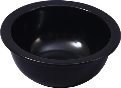 Caffeine Black Contemporary Stoneware Bowl(Black, Pack of 1)