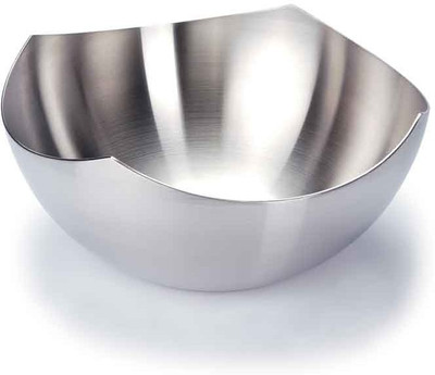 Arttdinox Steel Bowl(Silver, Pack of 1)