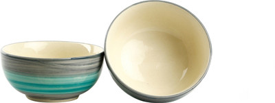 Caffeine Handmade Small & Stout Multicolored Dessert Bowls (Set of 2) Stoneware Bowl Set(Multicolor, Pack of 2) 
Caffeine Handmade Small & Stout Multicolored Dessert Bowls (Set of 2) Stoneware Bowl Set(Multicolor, Pack of 2)