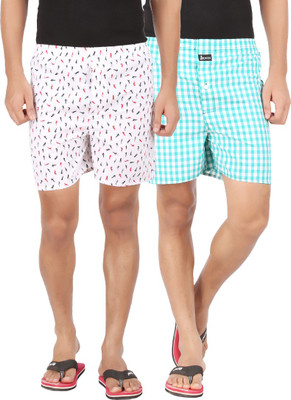 Joven ML-28 Checkered Men's Boxer(Pack of 2, Multi